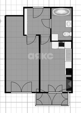 Фото №22: 1-комнатная квартира 43 м² - Анапа, жилой комплекс Резиденция Высокий Берег, ул. Ивана Голубца, 147