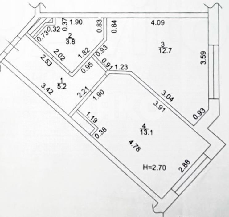 Фото №24: 1-комнатная квартира 34 м² - Анапа, жилой комплекс Парадный, ул. Супсехское шоссе, 4к2