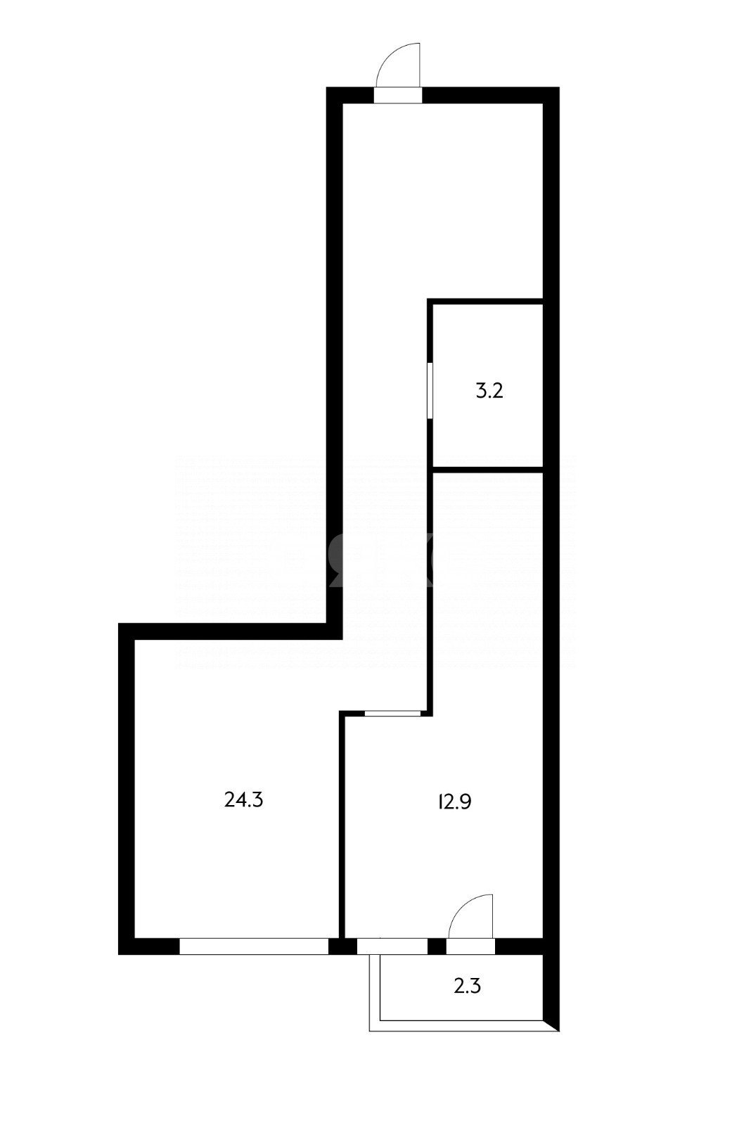 Фото №11: 2-комнатная квартира 42 м² - Сочи, Мамайка, ул. Загородная, 5/7