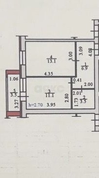 Фото №11: 1-комнатная квартира 34 м² - Горячий Ключ, Развилка, ул. Энгельса, 1/1к4