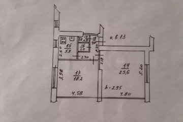 Фото №2: 2-комнатная квартира 55 м² - Ростов-на-Дону, мкр. Нахичевань, ул. Буйнакская, 6