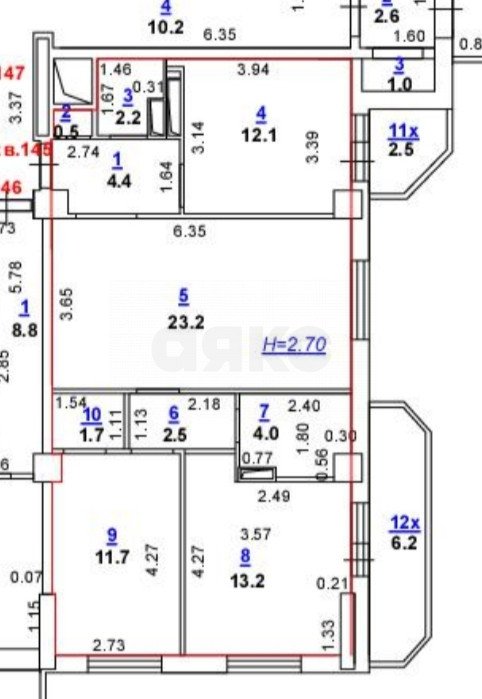 Фото №20: 3-комнатная квартира 75 м² - Ростов-на-Дону, 6-й, пр-кт Стачки, 188/3