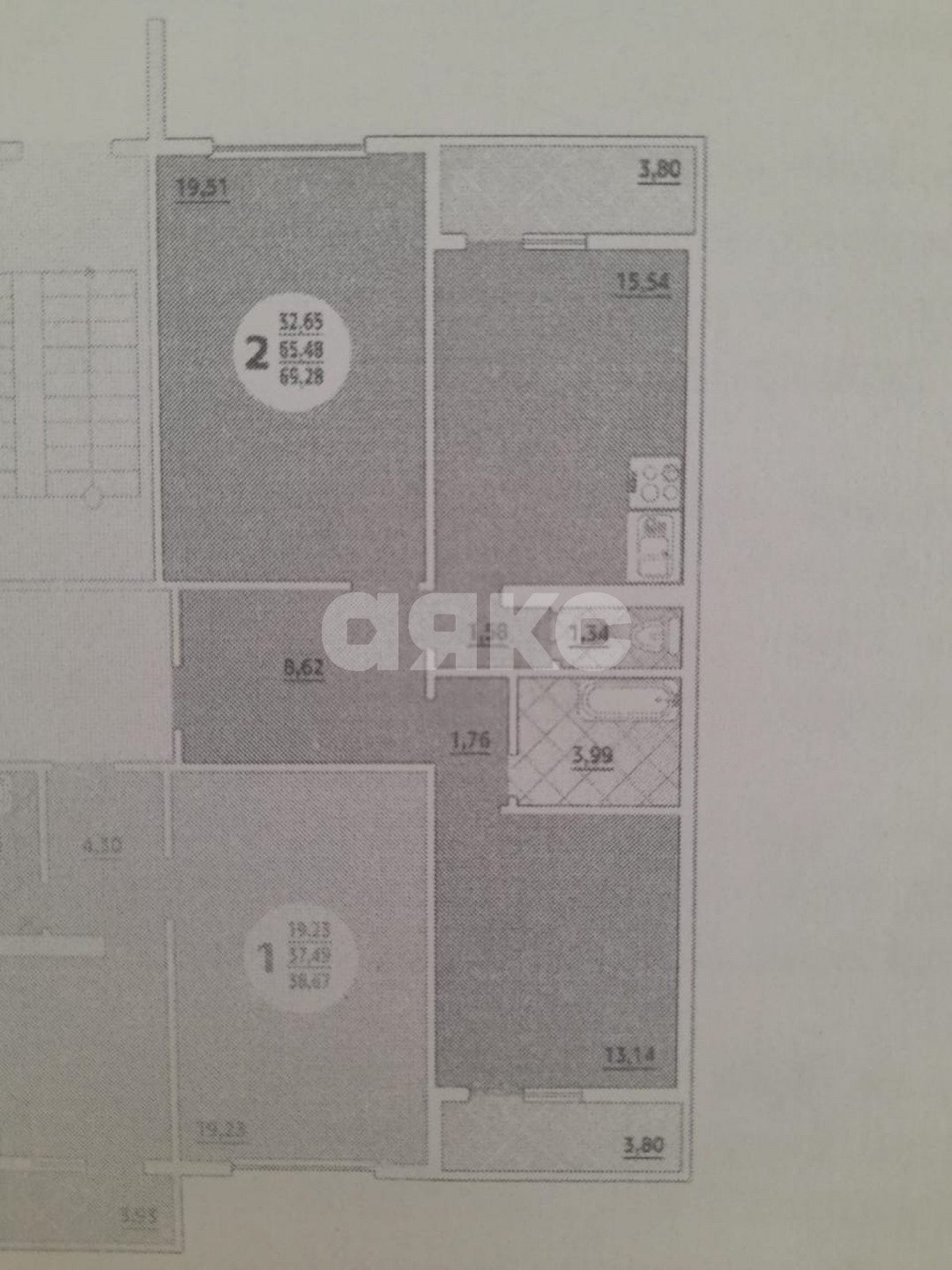 Фото №10: 2-комнатная квартира 65 м² - Геленджик, жилой комплекс Кубанская Марка, ул. Маршала Жукова, 1к6