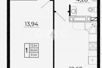 Фото №1: 1-комнатная квартира 40 м² - Ростов-на-Дону, мкр. Берберовка, ул. Горсоветская, 49/2