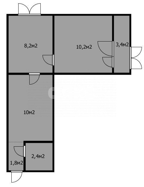 Фото №17: 2-комнатная квартира 33&nbsp;м², 2/2&nbsp;эт. - Сукко, ул. Строителей, 1