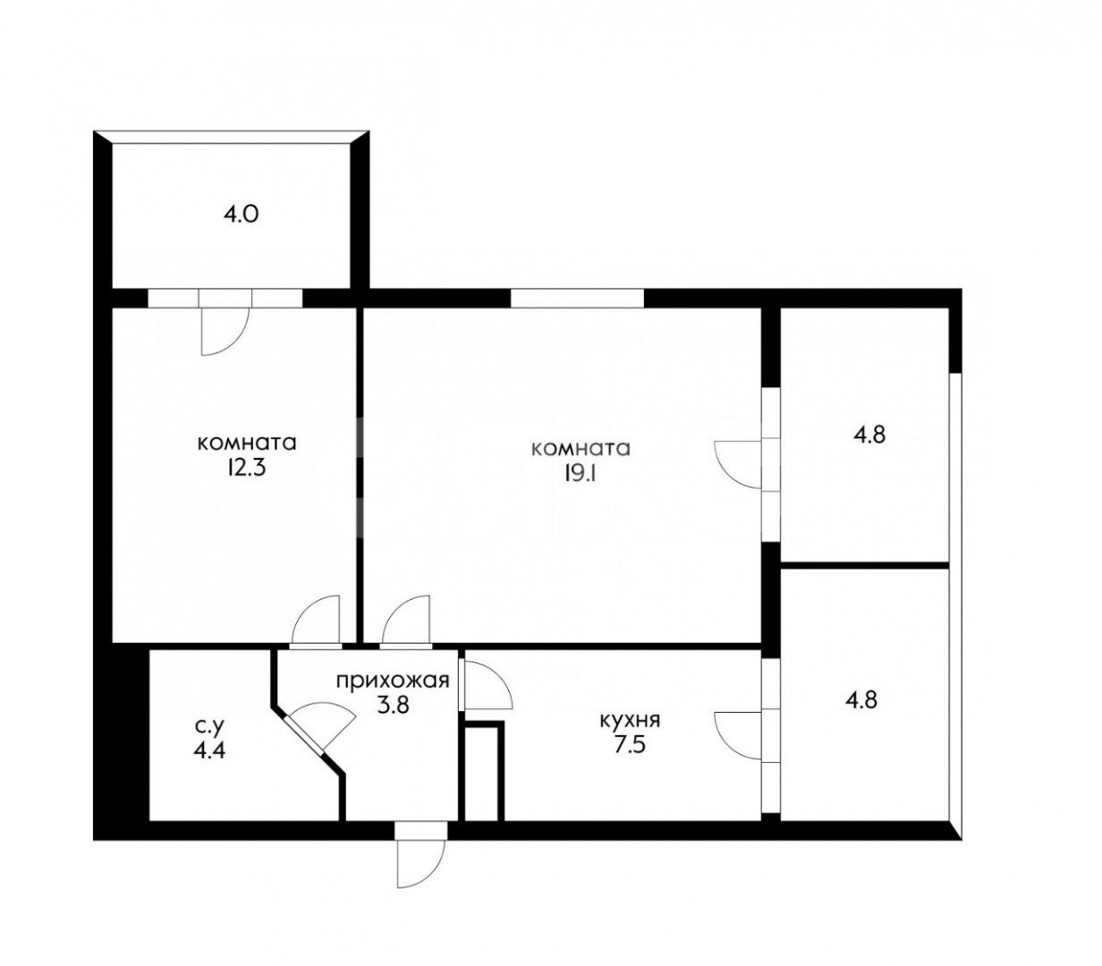 Фото №24: 2-комнатная квартира 60 м² - Сочи, Центральный, ул. Северная, 16