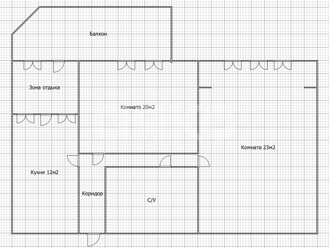 Фото №11: 2-комнатная квартира 55 м² - Майкоп, ул. Пролетарская, 445