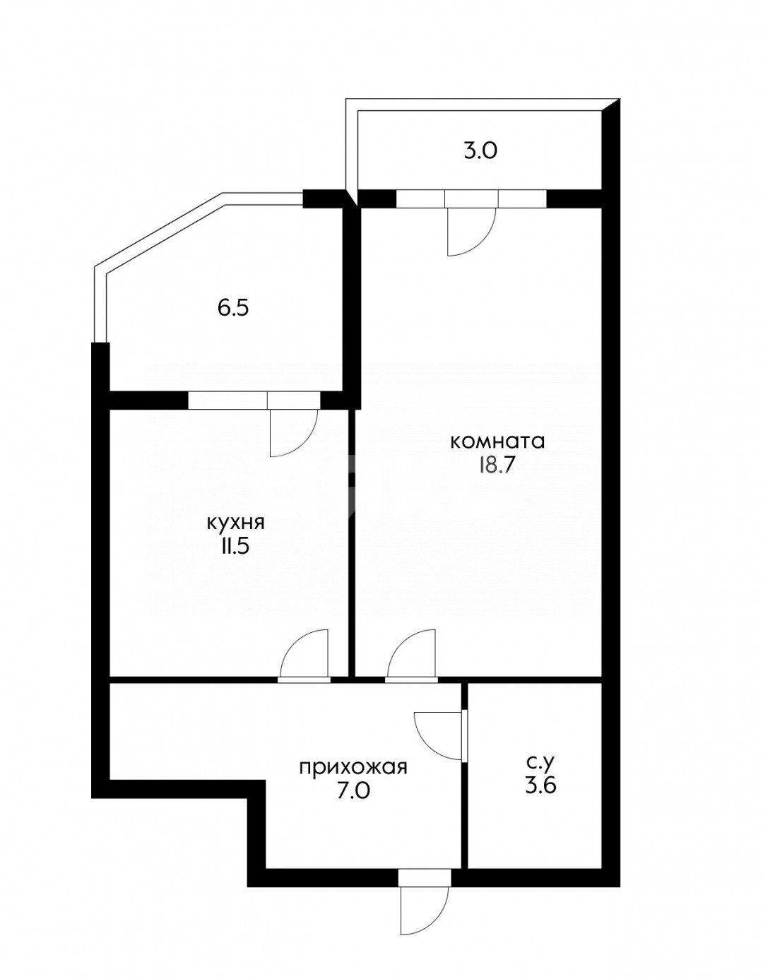 Фото №16: 1-комнатная квартира 50 м² - Сочи, жилой комплекс Ямайка, ул. Ландышевая, 12/7