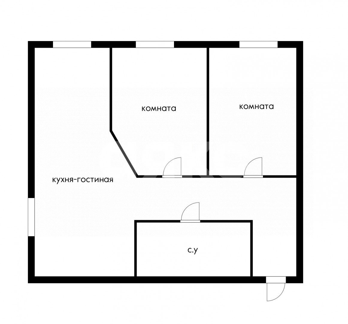 Фото №26: 3-комнатная квартира 47 м² - Сочи, Донская, ул. Тимирязева, 44