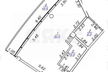 Фото №3: 1-комнатная квартира 49 м² - Геленджик, мкр. жилой комплекс Акватория, ул. Крымская, 3к1