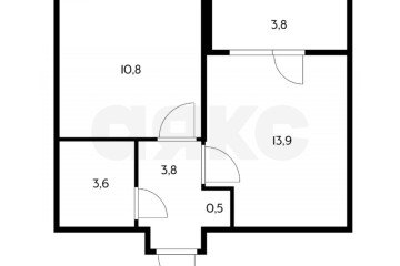 Фото №1: 1-комнатная квартира 36 м² - Люберцы, мкр. жилой комплекс 1-й Лермонтовский, к5.1