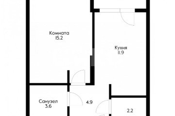 Фото №1: 1-комнатная квартира 39 м² - Москва, мкр. жилой комплекс Сидней Сити, ул. Шелепихинская набережная, 40к2