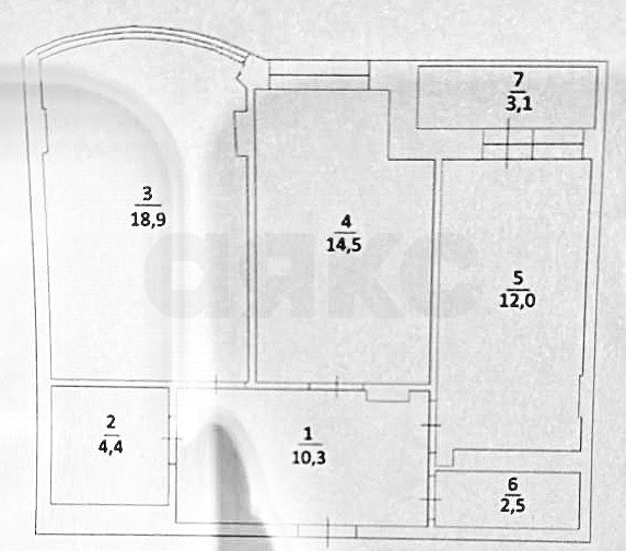 Фото №31: 2-комнатная квартира 62 м² - Горячий Ключ, жилой комплекс Аристократ, ул. Бабушкина, 36