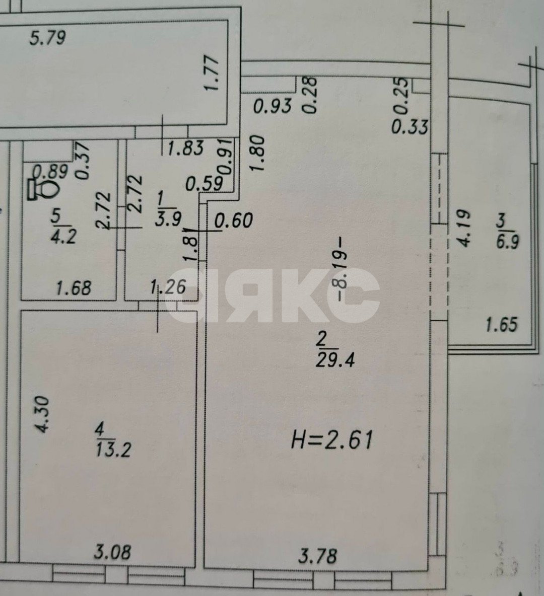 Фото №21: 2-комнатная квартира 57 м² - Анапа, жилой комплекс Бельведер, ул. Таманская, 121к1