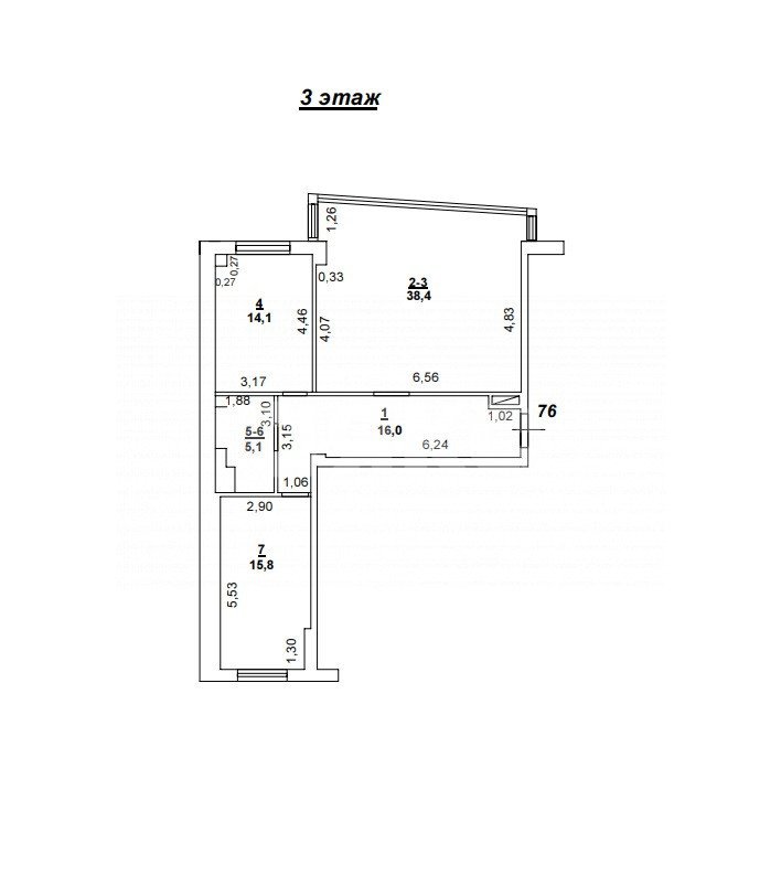 Фото №8: 3-комнатная квартира 90 м² - Ростов-на-Дону, Богатяновка, ул. Очаковская, 39