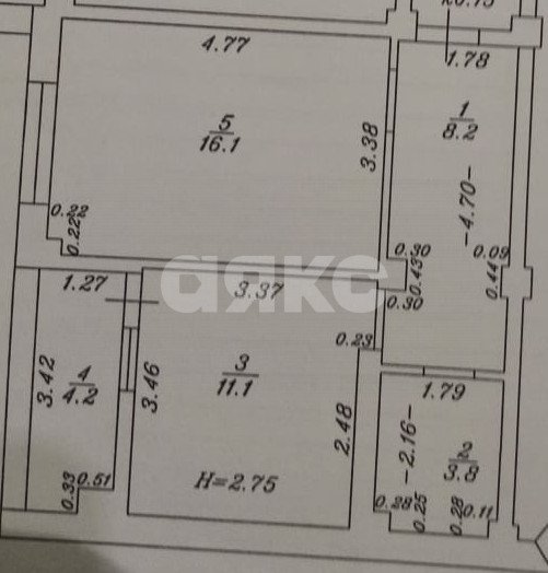 Фото №22: 1-комнатная квартира 43 м² - Анапа, ул. 40 лет Победы, 114