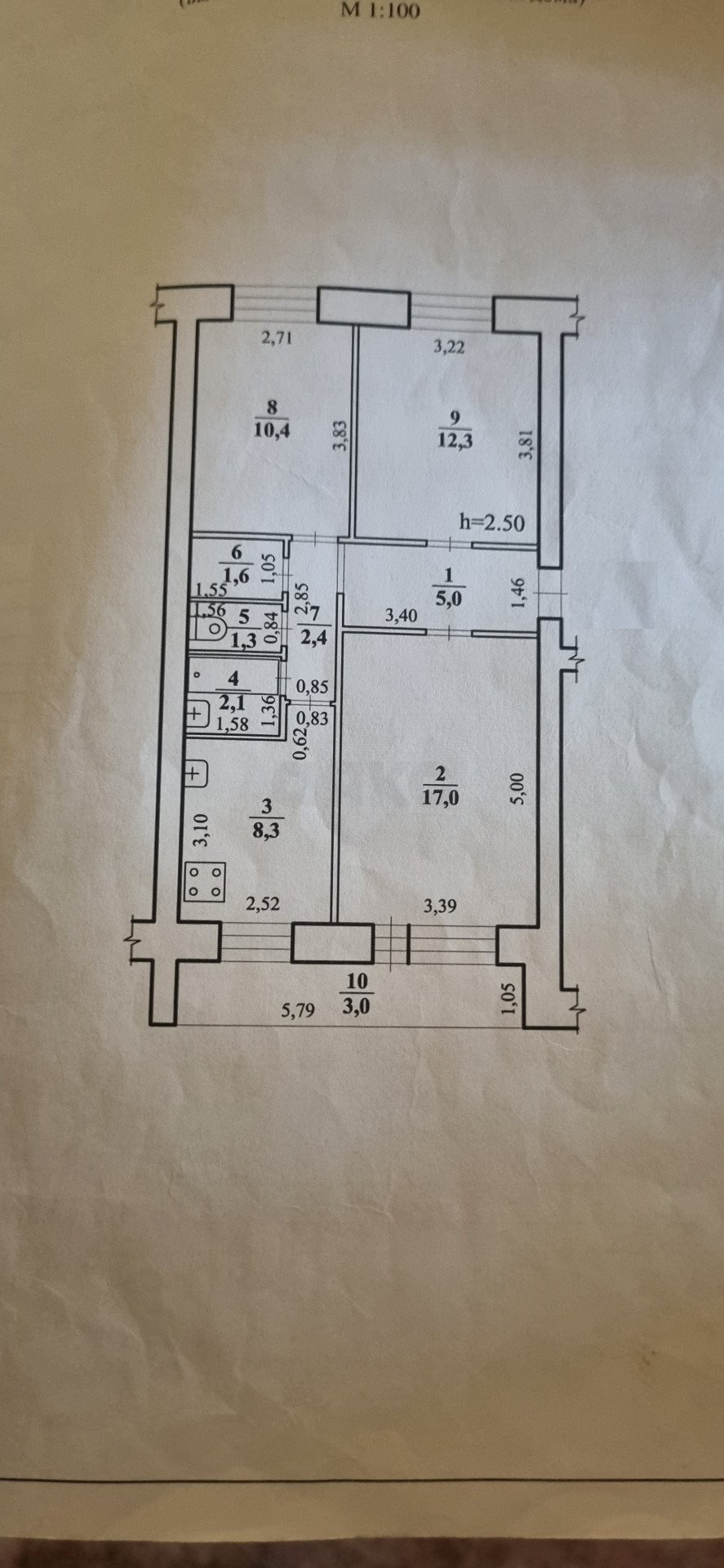 Фото №18: 3-комнатная квартира 63 м² - Чита, Железнодорожный, ул. Онискевича, 14