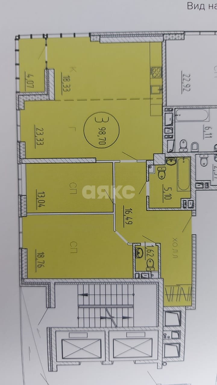 Фото №15: 3-комнатная квартира 98 м² - Ростов-на-Дону, Кировский, ул. Максима Горького, 120