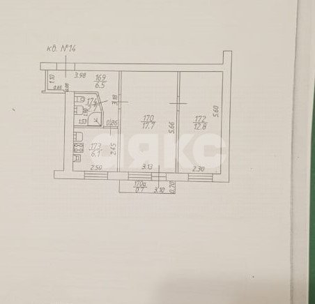 Фото №13: 2-комнатная квартира 45 м² - Майкоп, Центр, ул. Ленина, 2