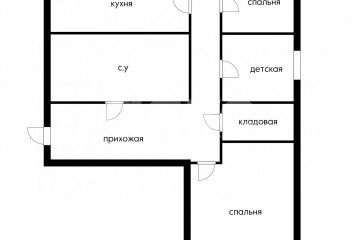 Фото №3: 3-комнатная квартира 48 м² - Сочи, мкр. Приморье, пр-кт Курортный, 98/18