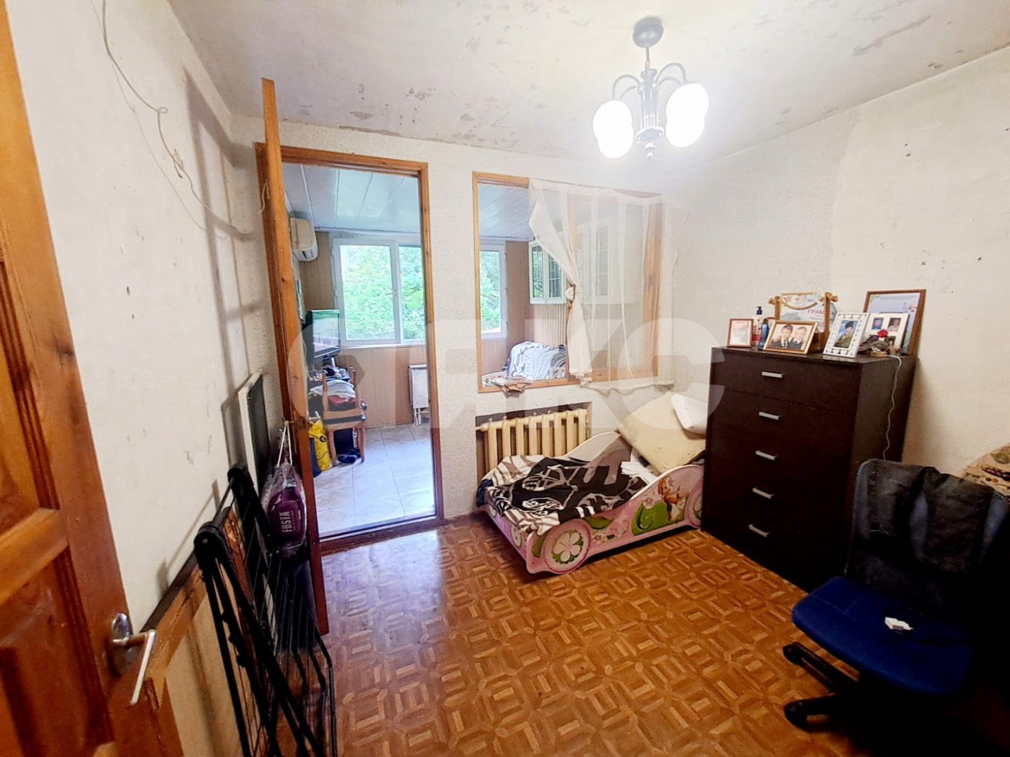 Фото №6: 3-комнатная квартира 48&nbsp;м², 2/6&nbsp;эт. - Сочи, Хостинский, мкр. Приморье, пр-кт Курортный, 98/18