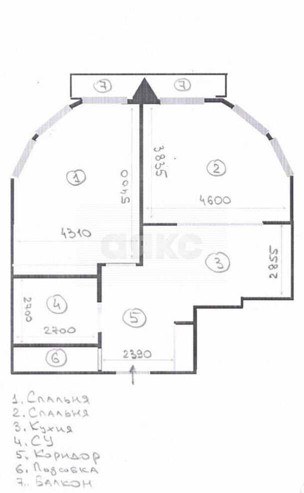 Фото №31: 2-комнатная квартира 74&nbsp;м², 2/8&nbsp;эт. - Геленджик, Толстый Мыс, мкр. жилой комплекс Черноморский, ул. Крымская, 19к7