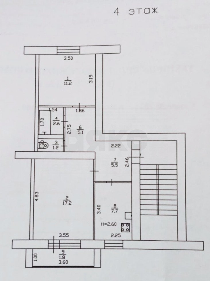 Фото №22: 2-комнатная квартира 50 м² - Горячий Ключ, Администрация, ул. Ленина, 207