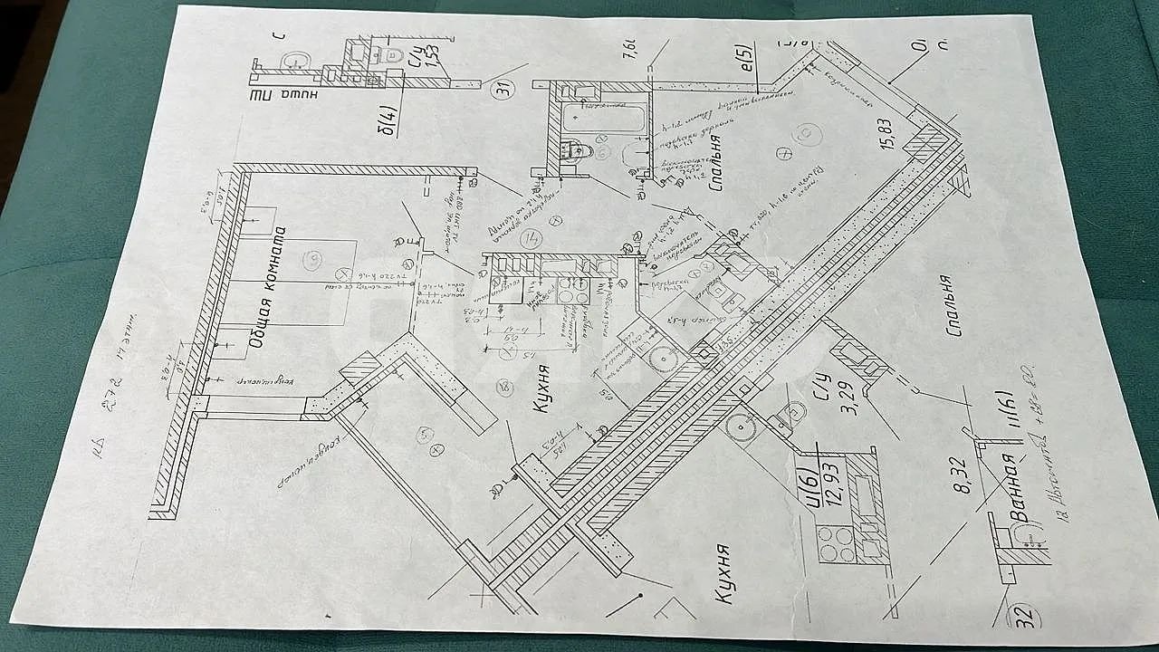 Фото №12: 2-комнатная квартира 62 м² - Ростов-на-Дону, жилой комплекс Маршал, пр-кт Маршала Жукова, 19/12