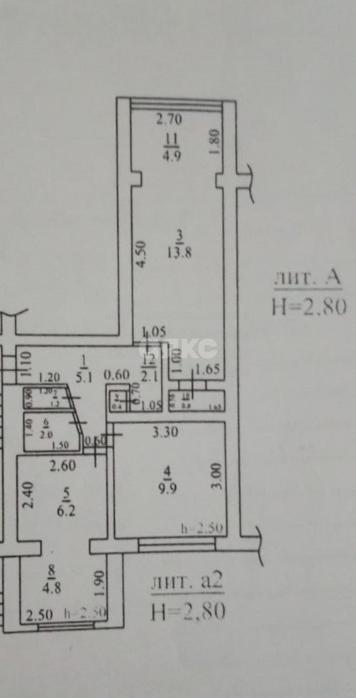 Фото №10: 2-комнатная квартира 51 м² - Геленджик, Парус, 23