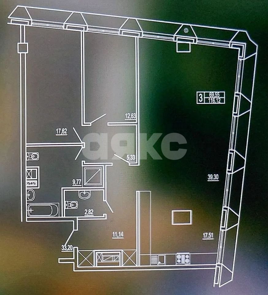 Фото №4: 3-комнатная квартира 117 м² - Ростов-на-Дону, Богатяновка, ул. Береговая, 55А