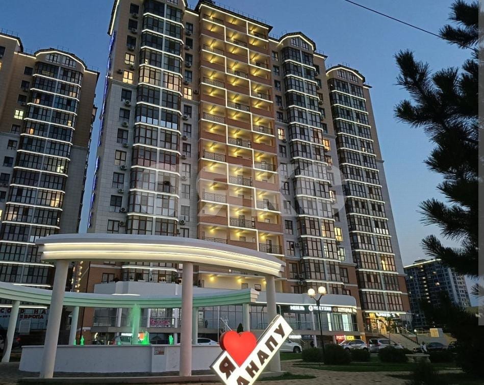 Фото №14: 2-комнатная квартира 52&nbsp;м², 6/16&nbsp;эт. - Анапа, Парковый, мкр. жилой комплекс Чёрное море, ул. Анапское шоссе, 32к6