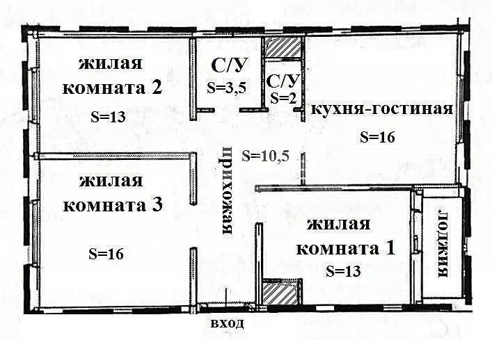 Фото №16: 3-комнатная квартира 72 м² - Ростов-на-Дону, жилой комплекс Пятый Элемент, ул. Ткачёва, 42с2