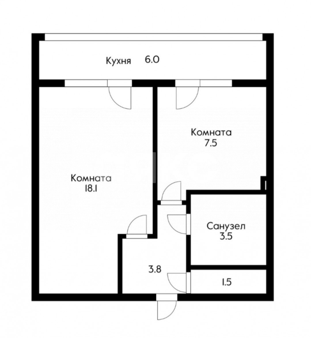 Фото №16: 2-комнатная квартира 40 м² - Анапа, 12-й, 32