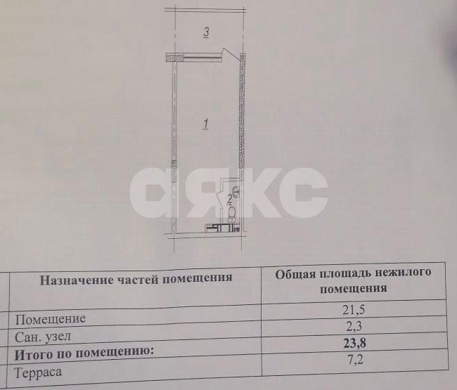 Фото №7: Коммерция 23 м² - Анапа, жилой комплекс Трио, ул. Владимирская, 154к2