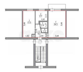 Фото №10: 2-комнатная квартира 45 м² - Симферополь, Центральный, ул. Залесская, 76