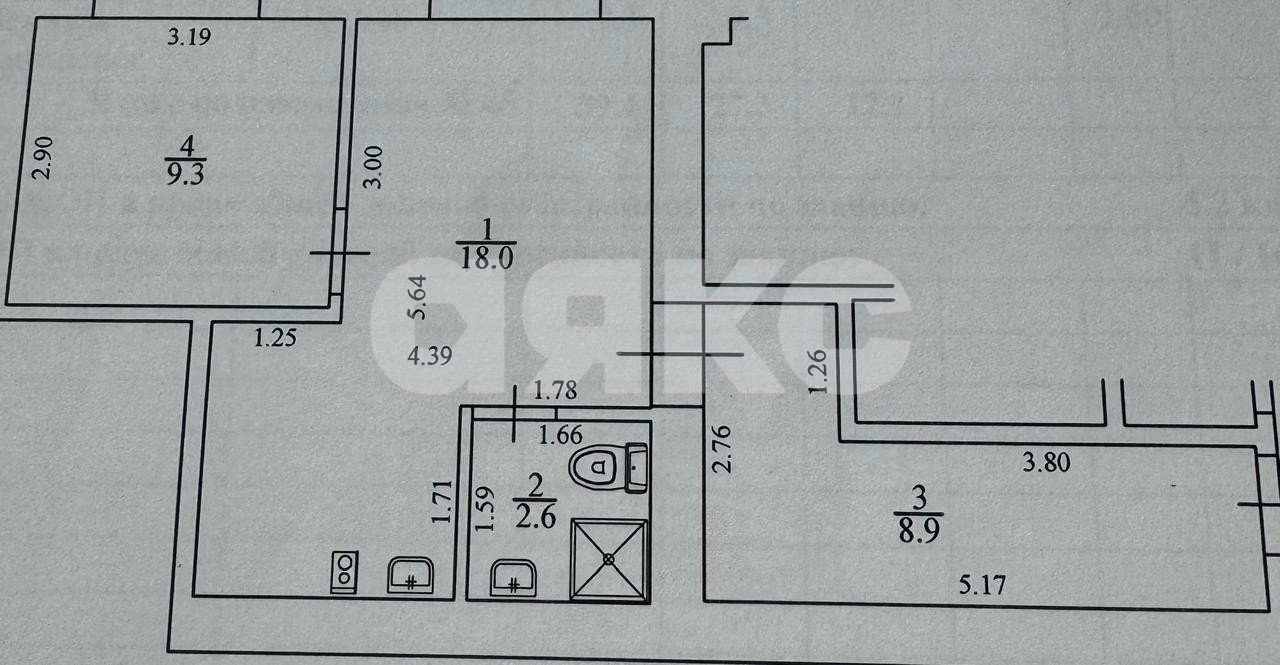 Фото №8: Апартаменты 40 м² - Сочи, Завокзальный, ул. Тоннельная