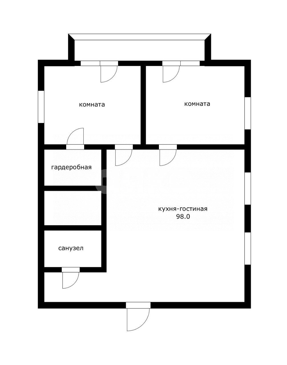 Фото №13: 3-комнатная квартира 98 м² - Сочи, Новый Сочи, ул. Бамбуковая, 42