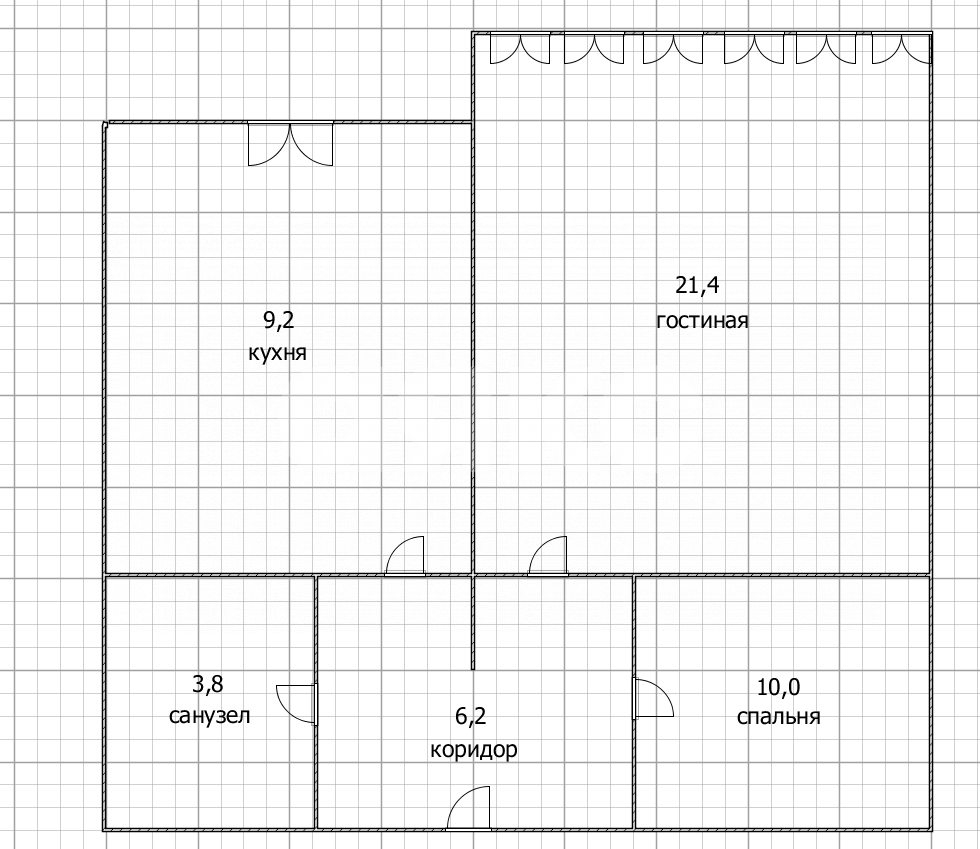 Фото №16: 2-комнатная квартира 50 м² - Анапа, 3Б, ул. Омелькова, 28