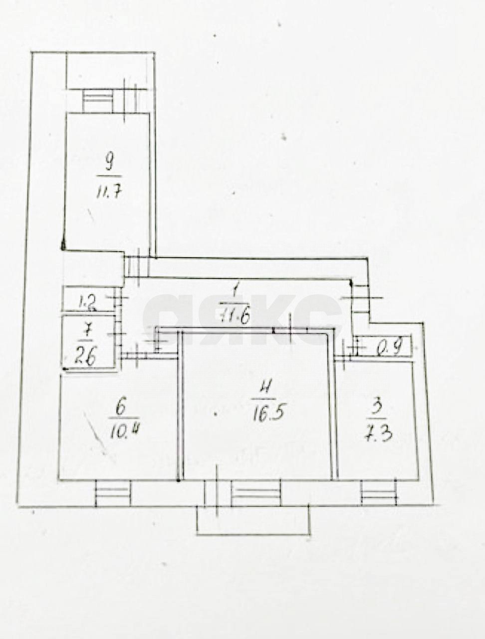 Фото №6: 3-комнатная квартира 62 м² - Мариуполь, Левобережный, ул. Азовстальская, 91