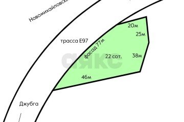 Фото №5: Коммерческая земля 22 сот. - Новомихайловский, мкр. Лесной, ул. Мира, 110