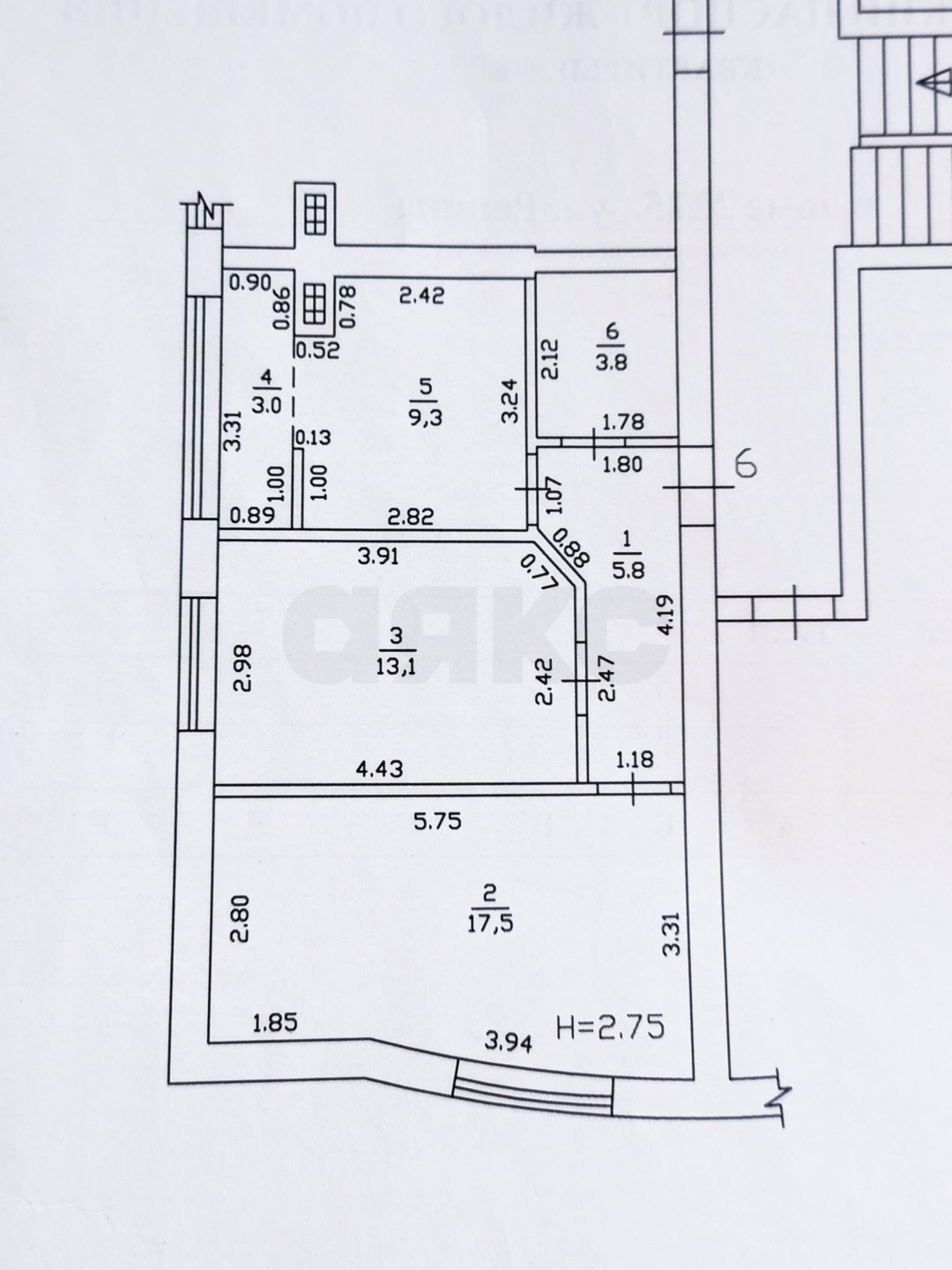 Фото №24: 2-комнатная квартира 49 м² - Горячий Ключ, Курортная Зона, ул. Репина, 15