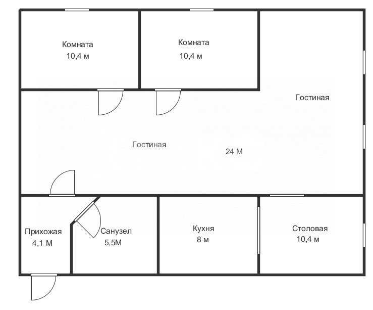 Фото №37: 3-комнатная квартира 60 м² - Геленджик, ул. Пионерская, 4