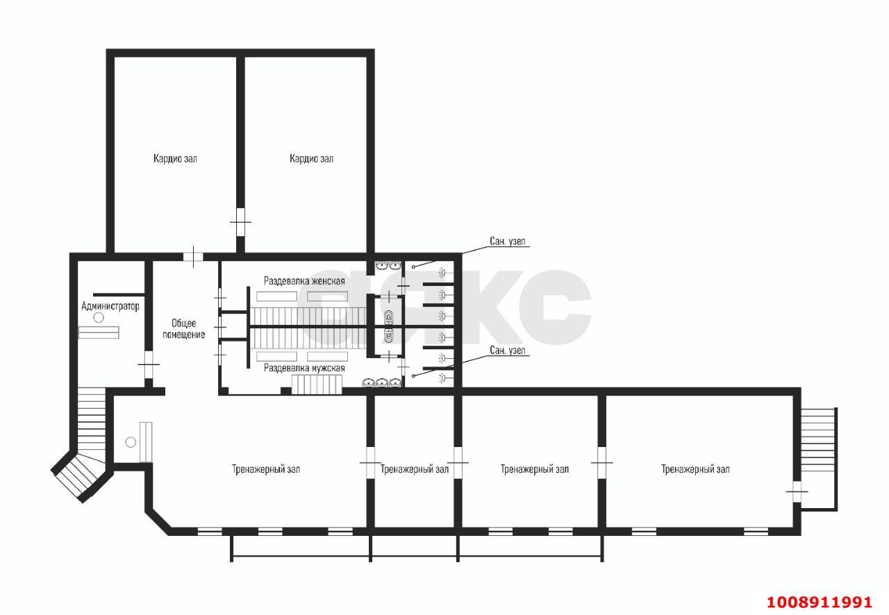 Фото №1: Торговое помещение 463 м² - Краснодар, Черёмушки, ул. Стасова, 168