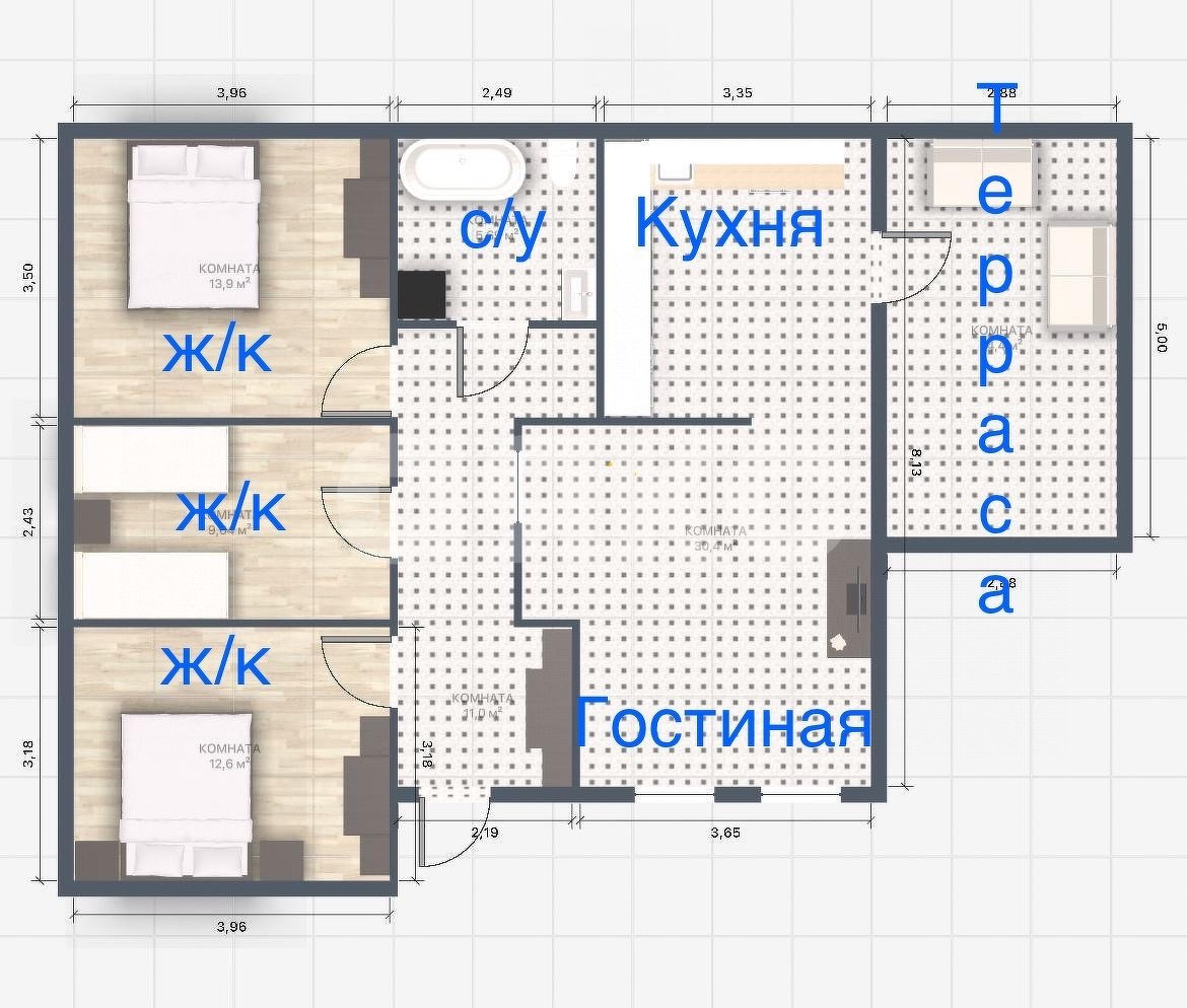 Фото №27: Дом 89 м² + 4 сот. - Темрюк, ул. Декабристов