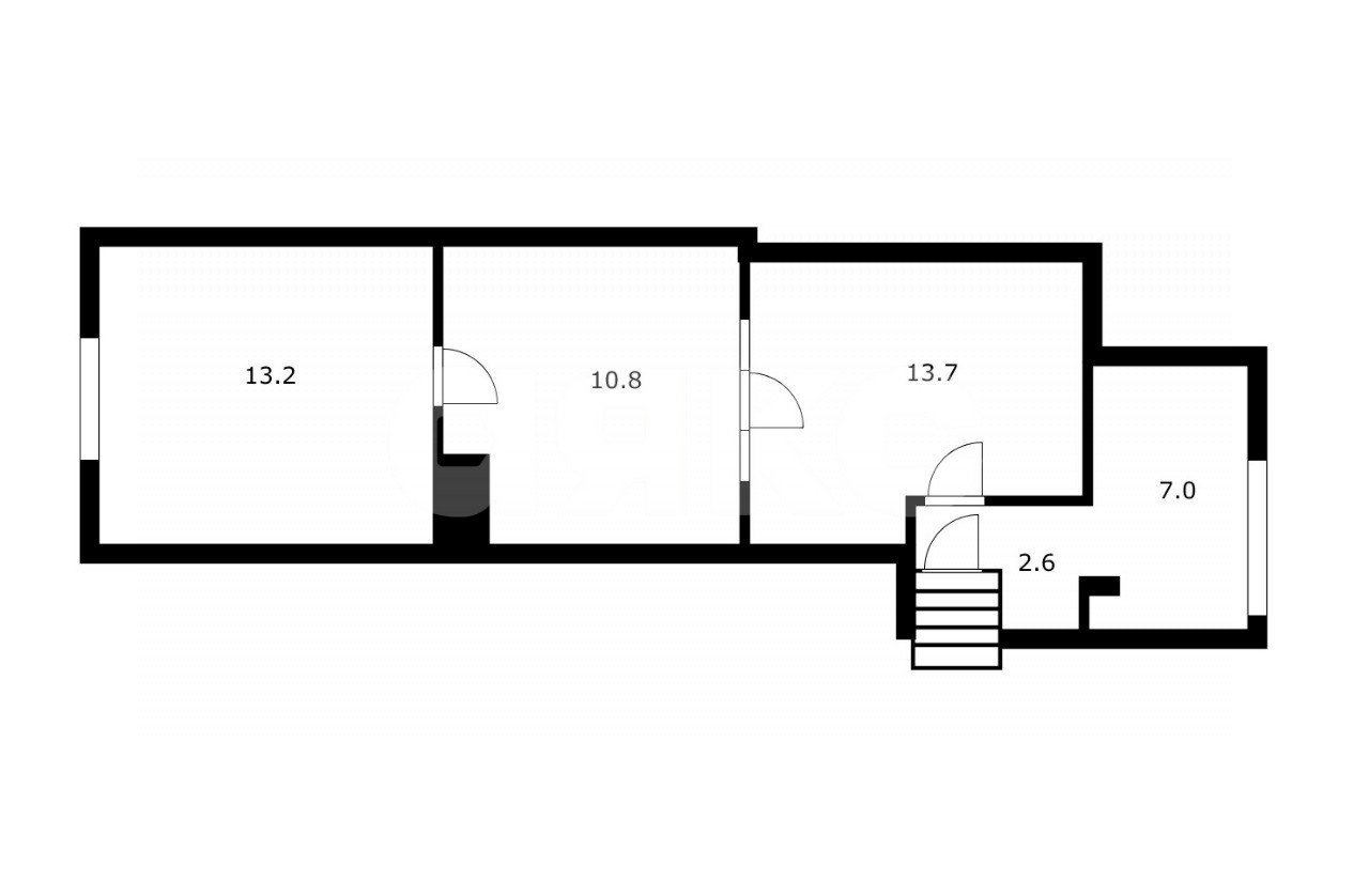 Фото №17: 3-комнатная квартира 62 м² - Сочи, Центральный, ул. Демократическая, 17