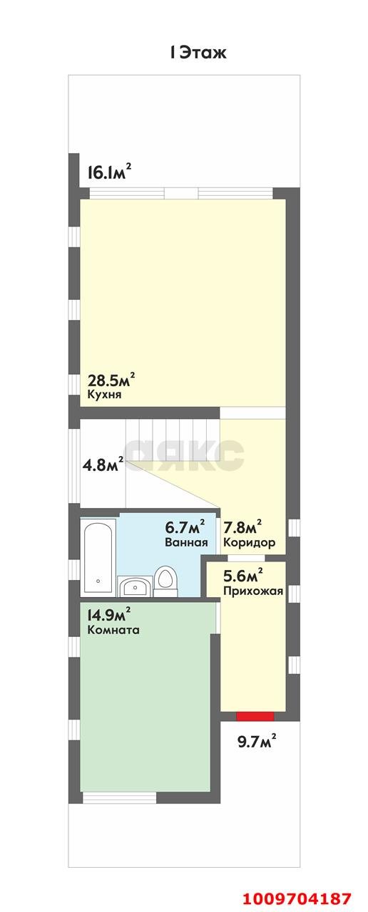 Фото №8: Дом 296 м² + 4.3 сот. - Краснодар, Новознаменский, ул. Азовская, 20