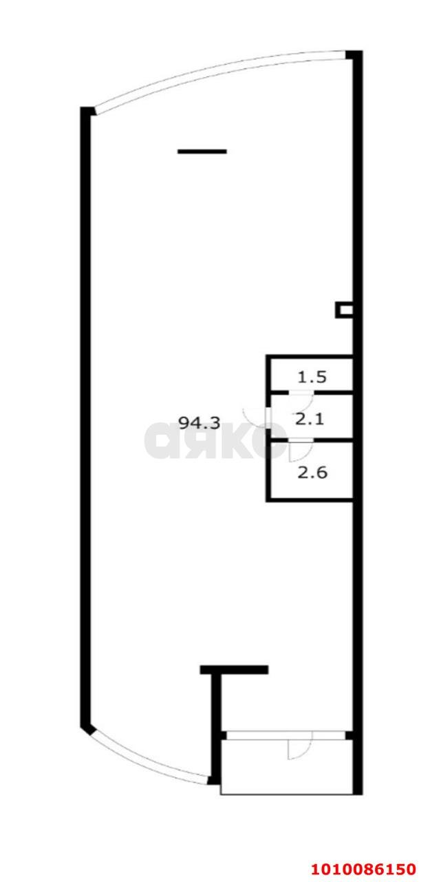 Фото №1: Торговое помещение 100 м² - Краснодар, жилой комплекс Инсити, ул. Командорская, 5/3