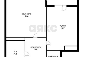 Фото №2: 1-комнатная квартира 54 м² - Краснодар, мкр. жилой комплекс Версаль, ул. Черниговская, 1