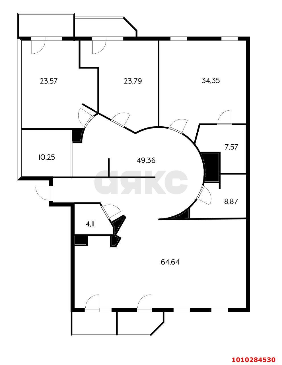 Фото №17: 4-комнатная квартира 240 м² - Краснодар, Центральный, ул. Комсомольская, 6