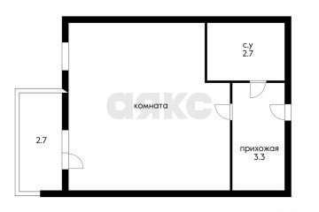 Фото №4: Студия 25 м² - Новая Адыгея, мкр. жилой комплекс Дарград, ул. Тургеневское шоссе, 33/1к5